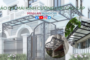 Lắp đặt mái kính cường lực