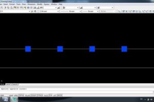 Lệnh chia đoạn thẳng trong cad