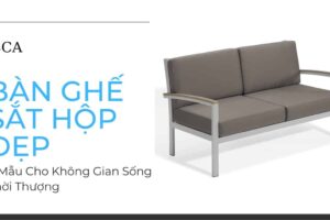 Mẫu bàn ghế sắt phòng khách