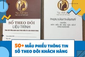 Mẫu hồ sơ khách hàng spa