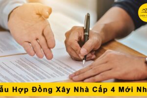 Mau hop dong xay dung nha cap 4