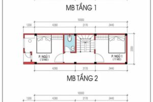 Mẫu thiết kế nhà ống 3x10m