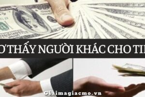 Mơ cho tiền người khác