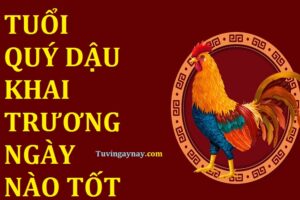 Ngày khai trương hợp tuổi quý dậu