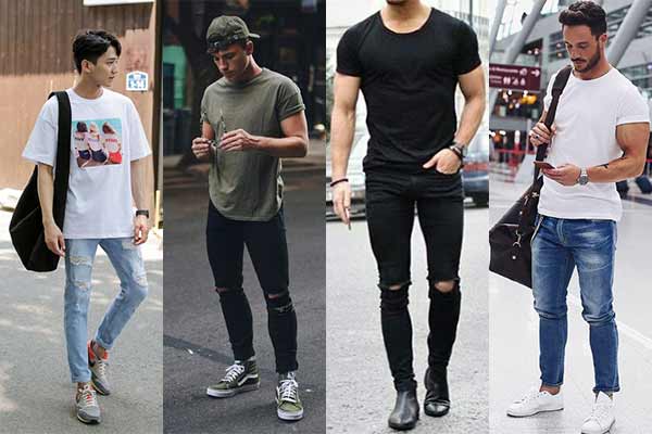 Quần jeans nên mặc với áo gì