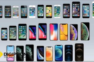 So sánh kích thước các dòng iphone