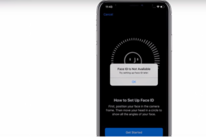 Tại sao face id không khả dụng