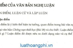 Thế nào là nghị luận