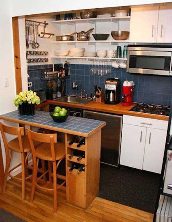 Rất Hay: Thiết kế nhà bếp diện tích nhỏ vừa đẹp lại đầy đủ tiện ...