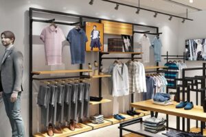 Thiết kế shop quần áo nam