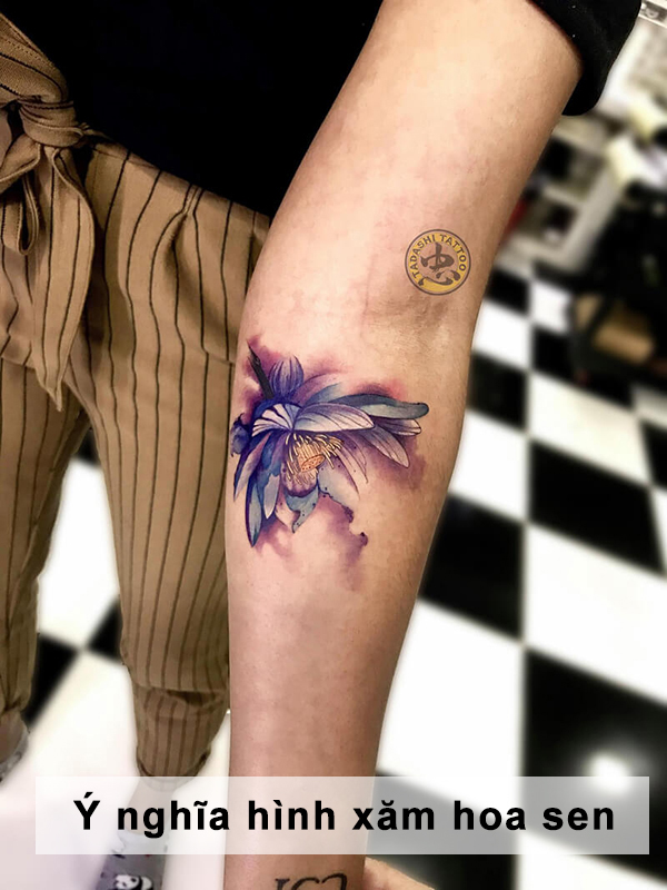 Rất Hay: Ý nghĩa hình xăm hoa sen là gì? Tattoo bông sen đẹp nhất