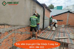 Xây nhà cần giuộc cấp 4